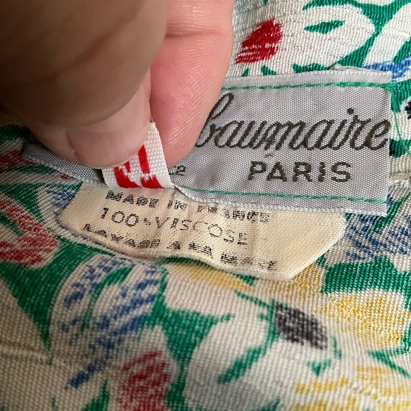 Vintage Therese Baumaire Floral Dress - Picture 5 of 5